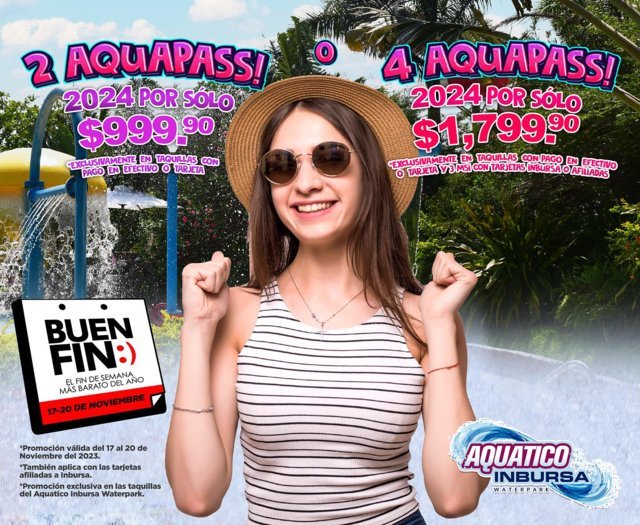 Buen Fin 2023 en Aquatico Inbursa