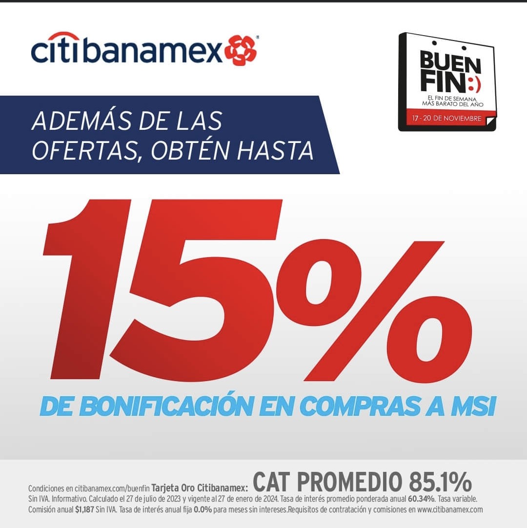 Buen Fin 2023 en Citibanamex