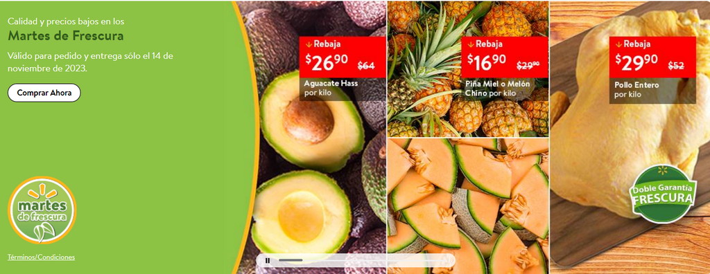 Martes de Frescura Walmart 14 de Noviembre 2023