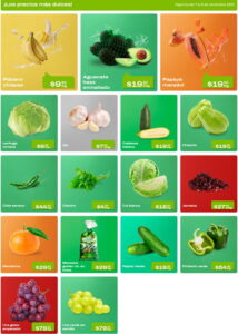 Ofertas Frutas y Verduras 7 y 8 de Noviembre 2023