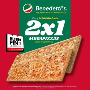 Promociones Buen Fin 2023 en Benedettis